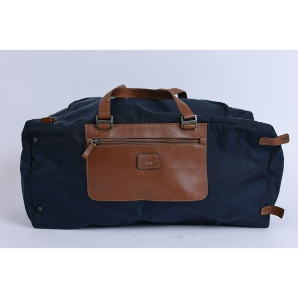LNWOT Tumi Pack-a-Way Duffle Bag Navy - Picture 1 of 9